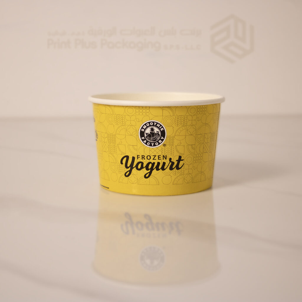 علب آيسكريم مطبوعة Printed ice cream containers