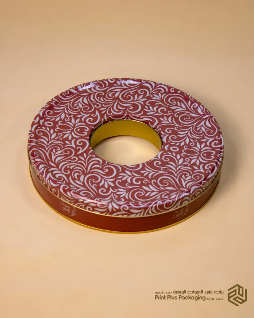 علب معدنية 36 علب معدنية دائرية