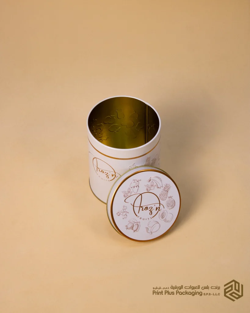 علب معدن مطبوعة